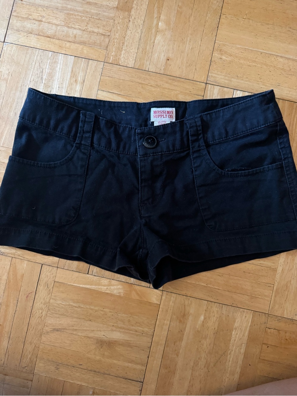 Mossimo Supply Co. Black Low-Rise Bike Shorts